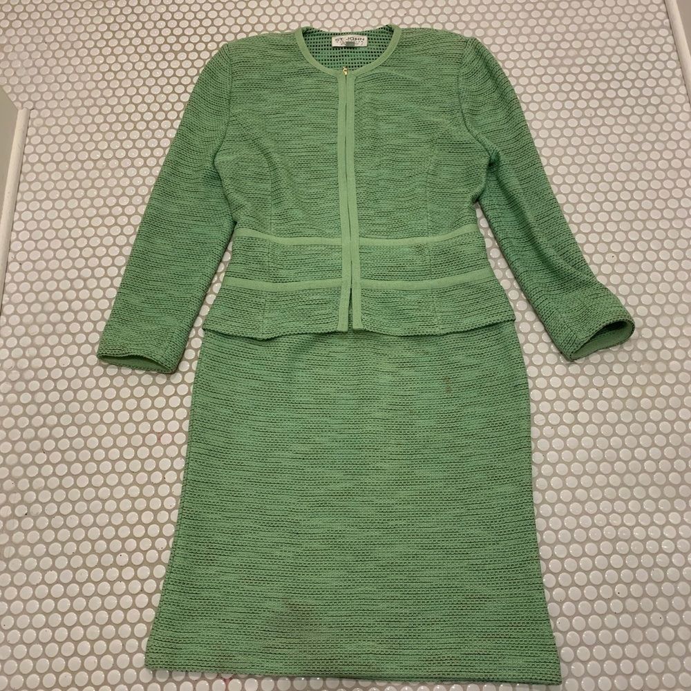 Green St. John by Marie Gray Suit